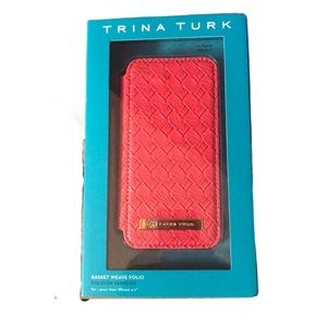 Trina Turk Basket Weave Folio iPhone 7 Case